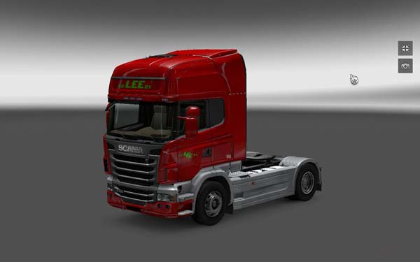 ets2 Scania v.d.Lee skin by BartvHam dutchsimulator