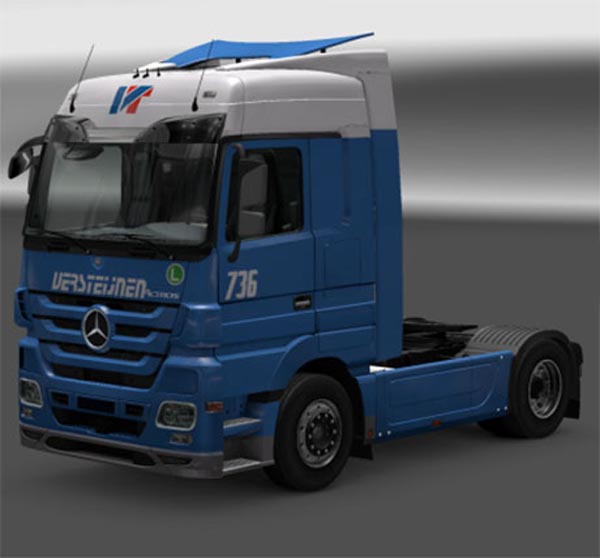 ets2 Versteijnen skin Mercedes by Sparrow dutchsimulator