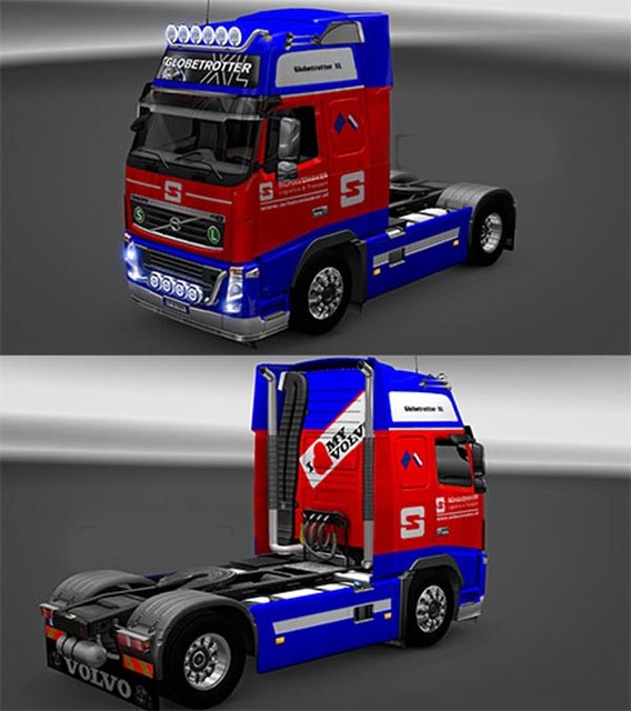 ets2 Volvo-FH16 Schavemaker skin by stewowe dutchsimulator