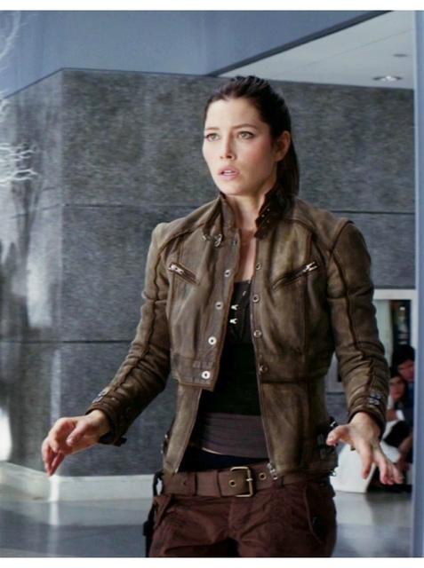 Total Recall Jessica Biel Jacket Total Recall Jessica Biel Jacket