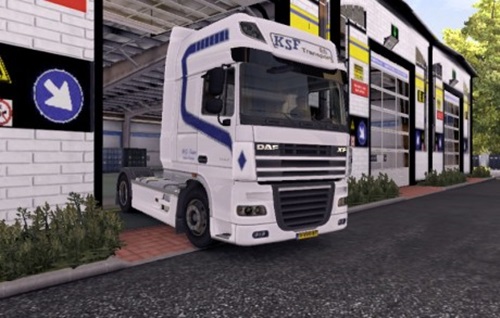 ets2 KSF-Transport DAF XF by nportegies dutchsimulator