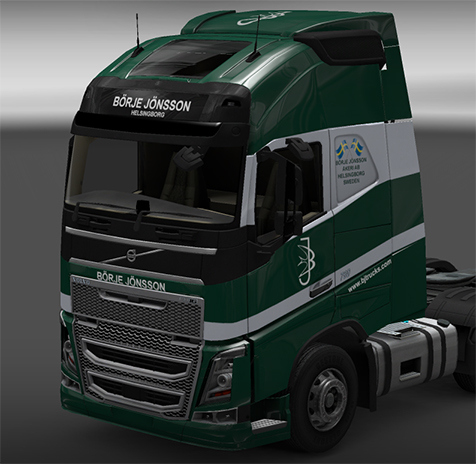 ets2 Volvo Fh 2013 BÃ¶rje JÃ¶nsson skin by Christo dutchsimulator