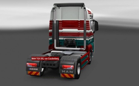 ets2 MAN-TGX-XXL-van-Caudenebrg by SCS software, N dutchsimulator