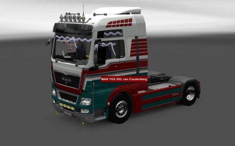 ets2 MAN-TGX-XXL-van-Caudenebrg by SCS software, N dutchsimulator