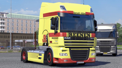 ets2 Daf XF van Reenen skin by Bluemanc dutchsimulator