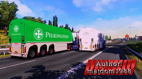 ets2 Pack Glass Trailer by SCS, Matdom1988, Bora dutchsimulator