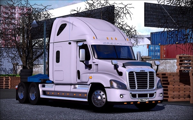 ets2 Freightliner Cascadia  by Jon ruda Sergej Bal dutchsimulator