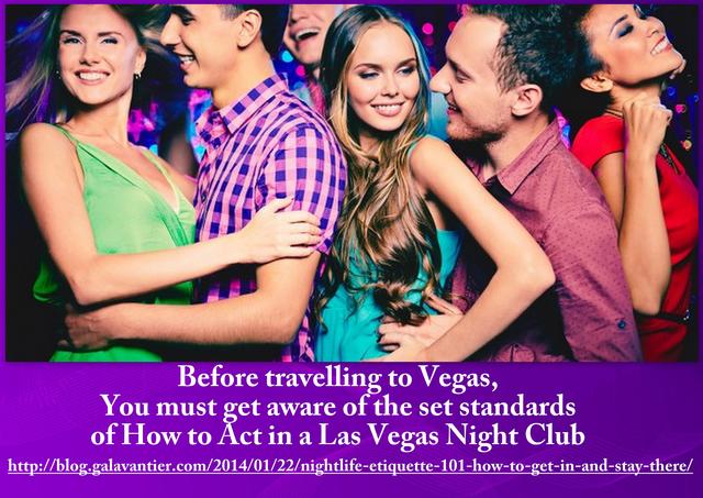 Necessity of Las Vegas Night Club Etiquette Picture Box