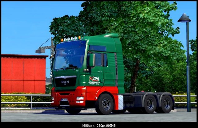 ets2 MAN TGX KAHL Schwertransport ( Skin funktioni dutchsimulator