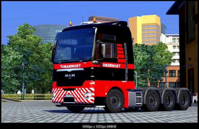 ets2 MAN TGX MAMMOET( Skin funktioniert (!)nur(!)  dutchsimulator