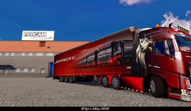 ets2 VOLVO FH WERNEKE Combo by dbÃ¼low, Punischer, dutchsimulator