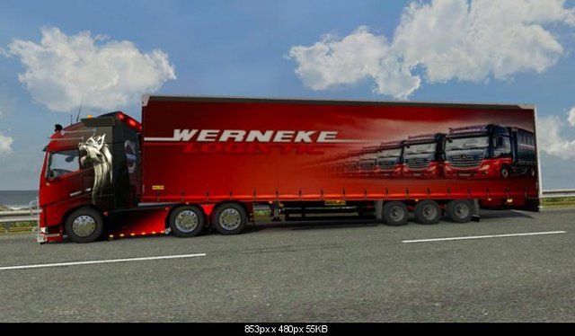 ets2 VOLVO FH WERNEKE Combo by dbÃ¼low, Punischer, dutchsimulator