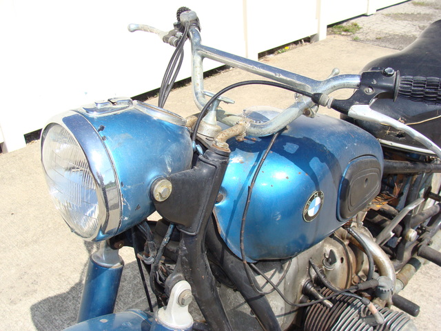 652109 '55 R69, Blue 004 SOLD.....652109 1955 BMW R69, Blue. Complete, good compression