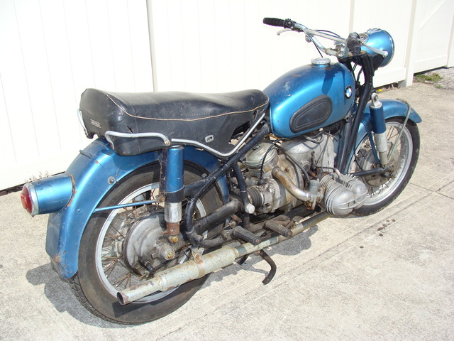 652109 '55 R69, Blue 011 SOLD.....652109 1955 BMW R69, Blue. Complete, good compression