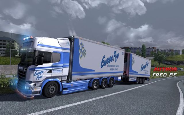 ets2 Scania Streamline Tandem Europe Flyer by Flem dutchsimulator