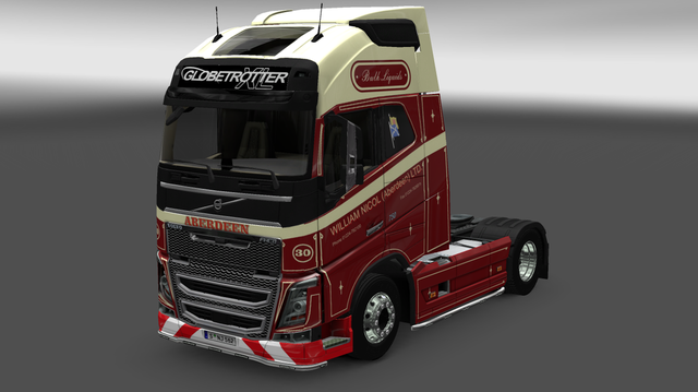 ets2 Volvo FH2013 WILLIAM NICOL (Aberden) LTD skin dutchsimulator