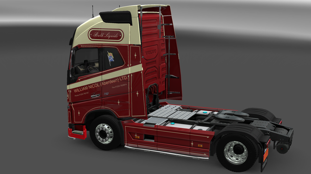 ets2 Volvo FH2013 WILLIAM NICOL (Aberden) LTD skin dutchsimulator