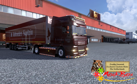 ets2 Daf XF + trailer + interieur Gebr dutchsimulator