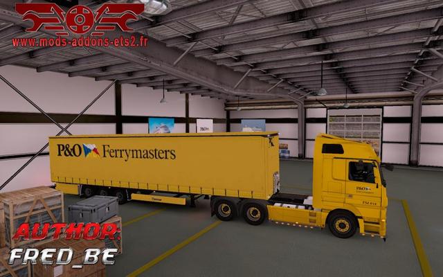 ets2 Garage + Mercedes Truck + Trailer(standalone) dutchsimulator