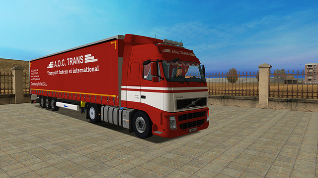 gts Aoc Trans Volvo Fh + trailer verv dutchsimulator