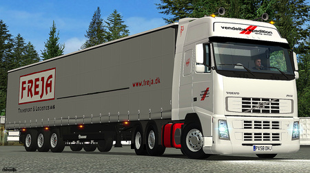 gts Volvo FH 12 460 6x2 Vendelso Spedition by dzho dutchsimulator