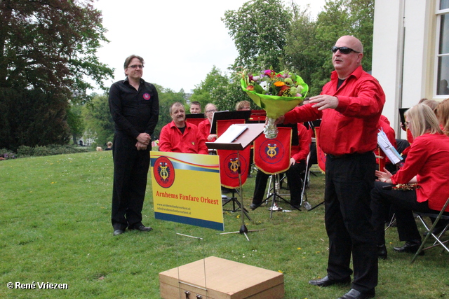 R.Th.B.Vriezen 2014 04 26 2813 Arnhems Fanfare Orkest Koningsdag Concert WitteVilla Sonsbeek zaterdag 26 april 2014