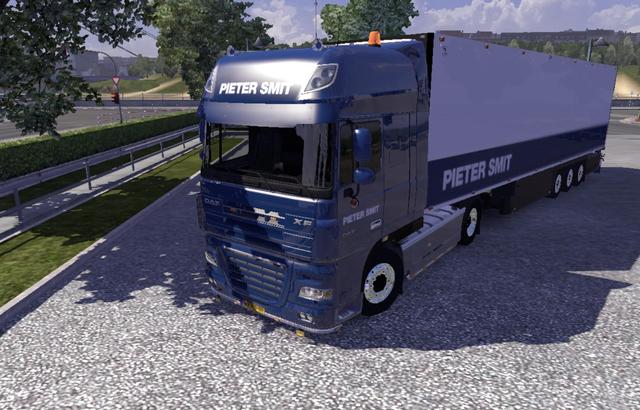 ets2 DAF XF + Trailer Pieter Smit testet 1.9 dutchsimulator