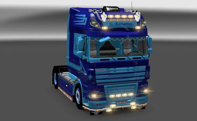 ets2 DAF XF 105.560 S. Kingma by Freddy J dutchsimulator