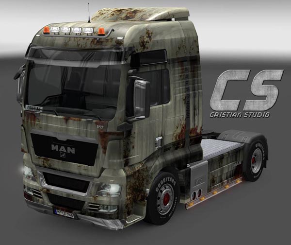 ets2 MAN ROST SKIN by CS dutchsimulator