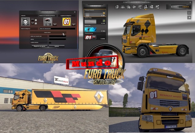 ets2 Renault Premium RS + trailer by Fred Be dutchsimulator