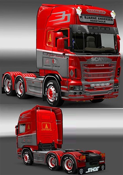 ets2 Scania P Bjarne Andersen skin by Per DK 1 dutchsimulator