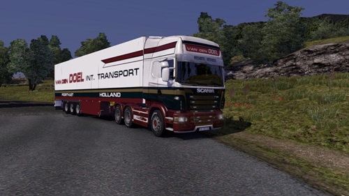 ets2 Scania van den DOEL Transport skin pack by Mu dutchsimulator