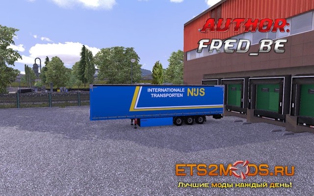 ets2 Trailer Profiliner Nijs internationaal transp dutchsimulator