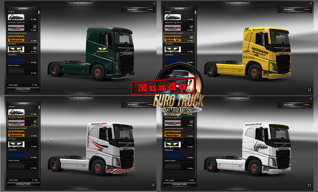 ets2 Volvo FH Schwertransport Skin Pack by ZilpZal dutchsimulator