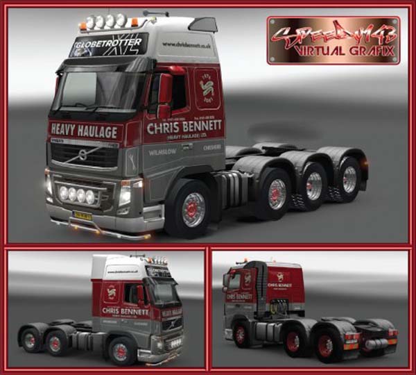 ets2 Volvo-Classic-Bennett skin testet 1.9 dutchsimulator