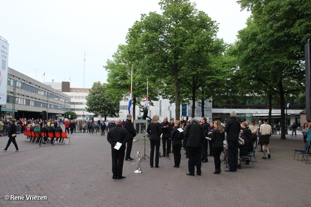 R.Th.B.Vriezen 2014 05 04 3000 Arnhems Fanfare Orkest Dodenherdenking bij Grote kerk Arnhem zondag 4 mei 2014
