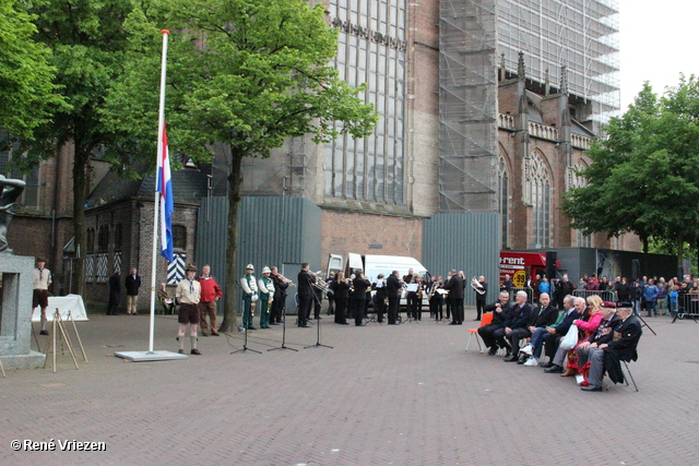 R.Th.B.Vriezen 2014 05 04 3016 Arnhems Fanfare Orkest Dodenherdenking bij Grote kerk Arnhem zondag 4 mei 2014