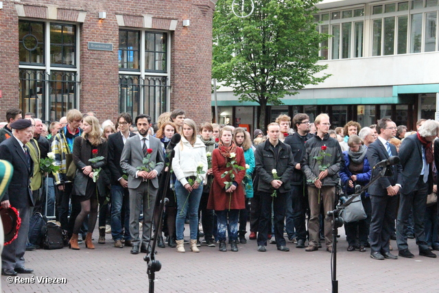R.Th.B.Vriezen 2014 05 04 3033 Arnhems Fanfare Orkest Dodenherdenking bij Grote kerk Arnhem zondag 4 mei 2014