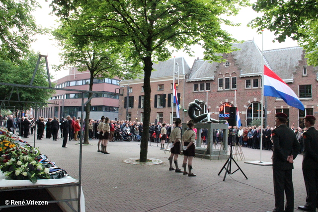 R.Th.B.Vriezen 2014 05 04 3052 Arnhems Fanfare Orkest Dodenherdenking bij Grote kerk Arnhem zondag 4 mei 2014