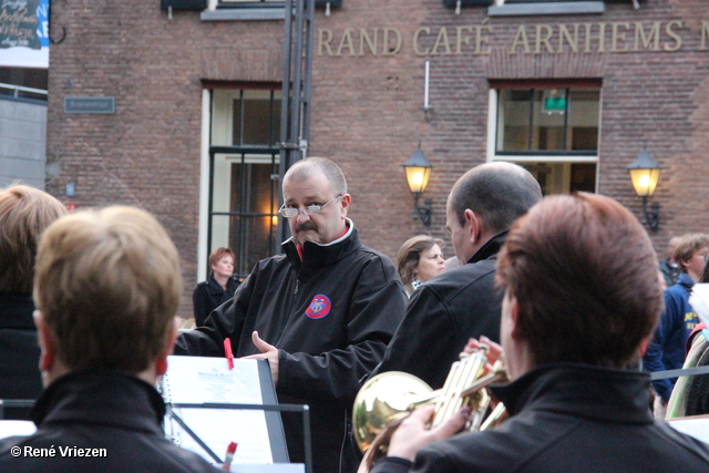 R.Th.B.Vriezen 2014 05 04 3135 Arnhems Fanfare Orkest Dodenherdenking bij Grote kerk Arnhem zondag 4 mei 2014