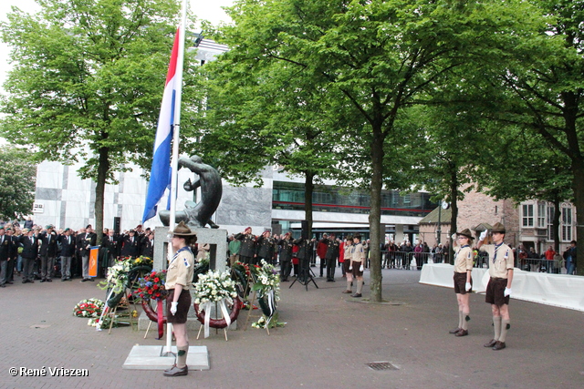 R.Th.B.Vriezen 2014 05 04 3149 Arnhems Fanfare Orkest Dodenherdenking bij Grote kerk Arnhem zondag 4 mei 2014