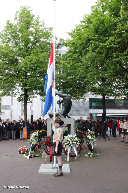 R.Th.B.Vriezen 2014 05 04 3152 Arnhems Fanfare Orkest Dodenherdenking bij Grote kerk Arnhem zondag 4 mei 2014