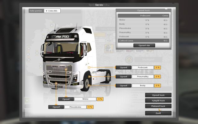 gts Volvo FH16 750 IV changing-colors by casper1 v dutchsimulator