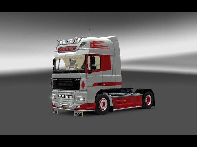 ets2 Daf XF  SG de Vries skin testet 1.9 dutchsimulator