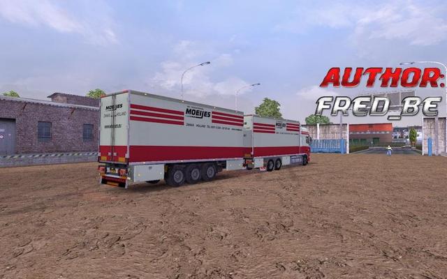 ets2 Daf XF Tandem Moeijes testet 1.2 dutchsimulator