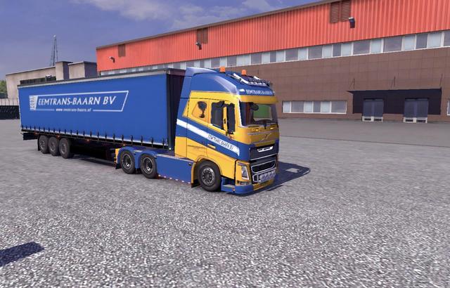 ets2 Eemtrans Baarn Volvo Fh & Trailer tested 1.9 dutchsimulator