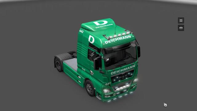 ets2 Man TGX & Trailer Deichmann skin by snacke199 dutchsimulator