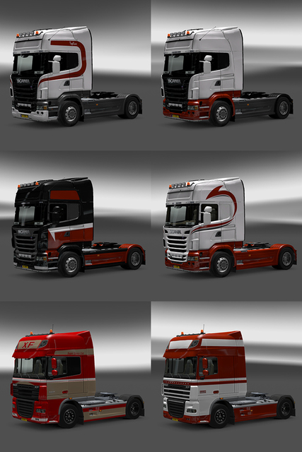 ets2 Scania skin pack by Bart van Ham v2.0 dutchsimulator