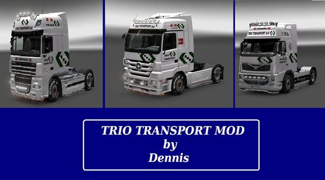 ets2 Trio skin pack by Dennis dutchsimulator