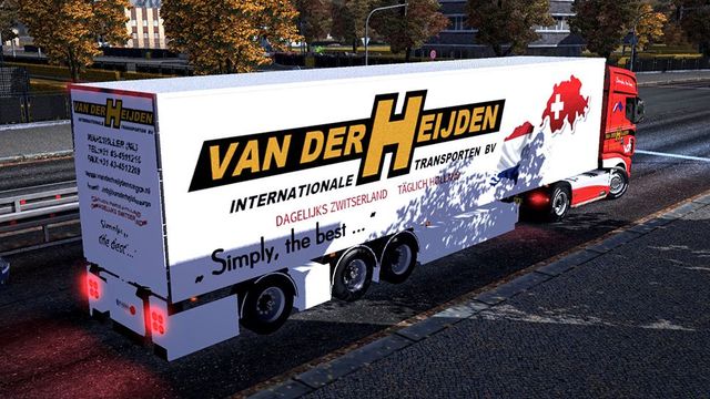 ets2 Van der Heijden Combo Scania R700, Volvo FH16 dutchsimulator